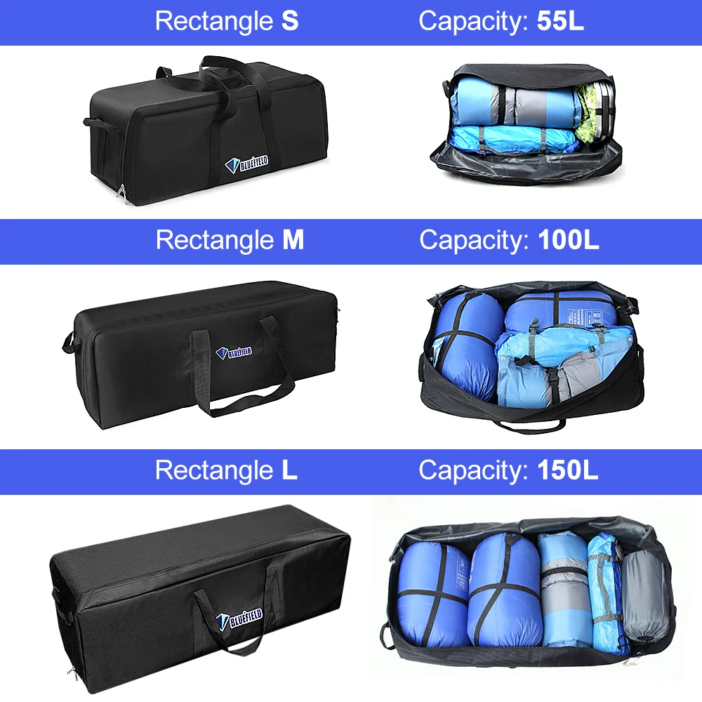 150L/100L/55L Extra Large Travel Storage Bag Water Resistant Hand Bag Folding Luggage Bag Backpack Outdoor Tool