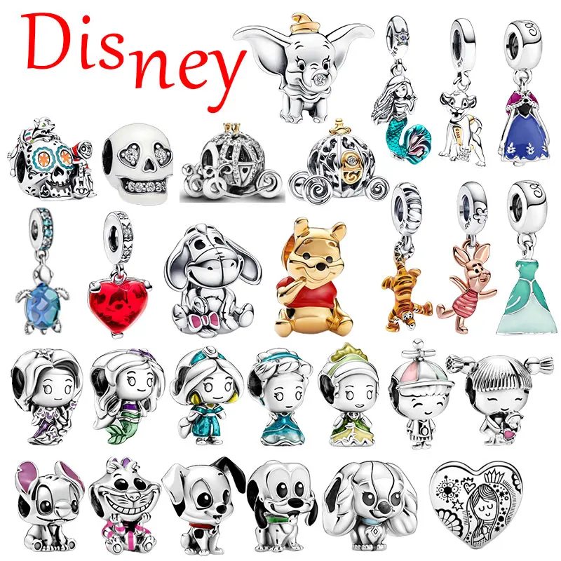 Silver Charm Jewelry 925 Sterling Silver Charm Suitable Fit Original Pandora Bracelet DIY charm Jewelry Making