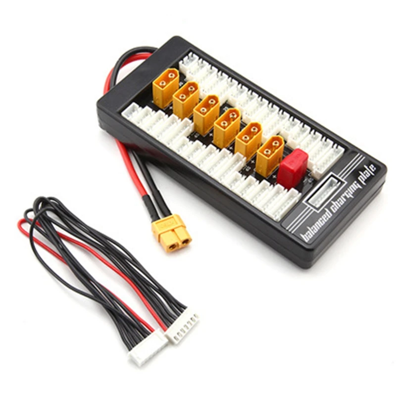2S-6S Xt60 Plug Scheda Di Ricarica Parallela Para Board Spina Xt60 Per Imax B6 B6Ac B8 Un A6,Xt60 Xt60