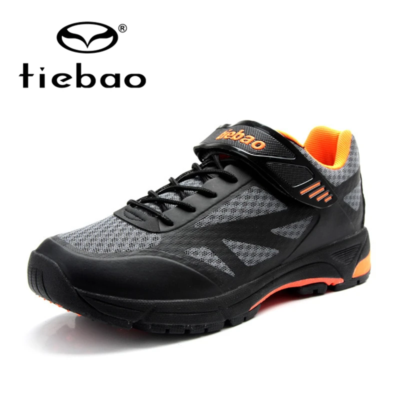 TIEBAO Professional Leisure Cycling Bicycle Shoes Men Women Rubber Soles Self-locking Sports Shoes MTB Road Bike Sneakers