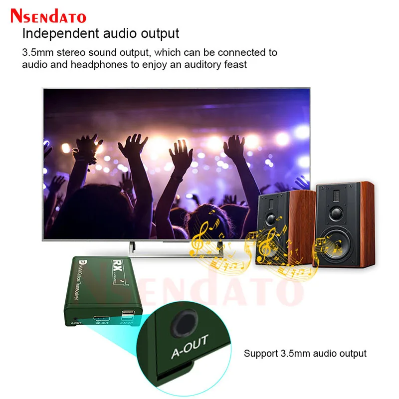 20km DP Fiber KVM Extender Transceiver Over LC Fiber Optical Cable 1080P USB KVM DP Video Transmitter And Receiver Extender Kit