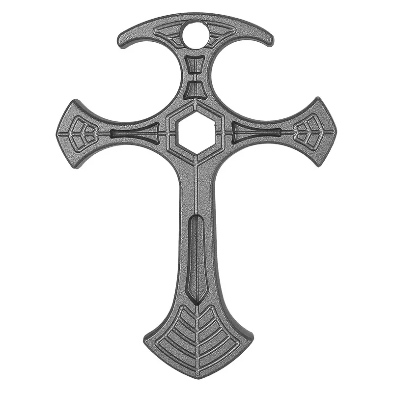 Tactical Defense Cross Pendant - Cool Self-Defense Gear, Stylish  Exquisite Accessory, Unique  Gift  Idea  for  Friends