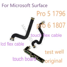 

Original Replacement Cable For Microsoft Surface Pro5 Pro 5 1796 pro 6 1807 Touch LCD Flex Cable Connectors Touch Controller PAD