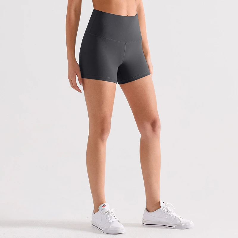 Yoga Shorts Gym Sports Short Leggings Women High Waist Fitness Workout Tight Soft Short Pants Push Up Running Cycling Sportswear