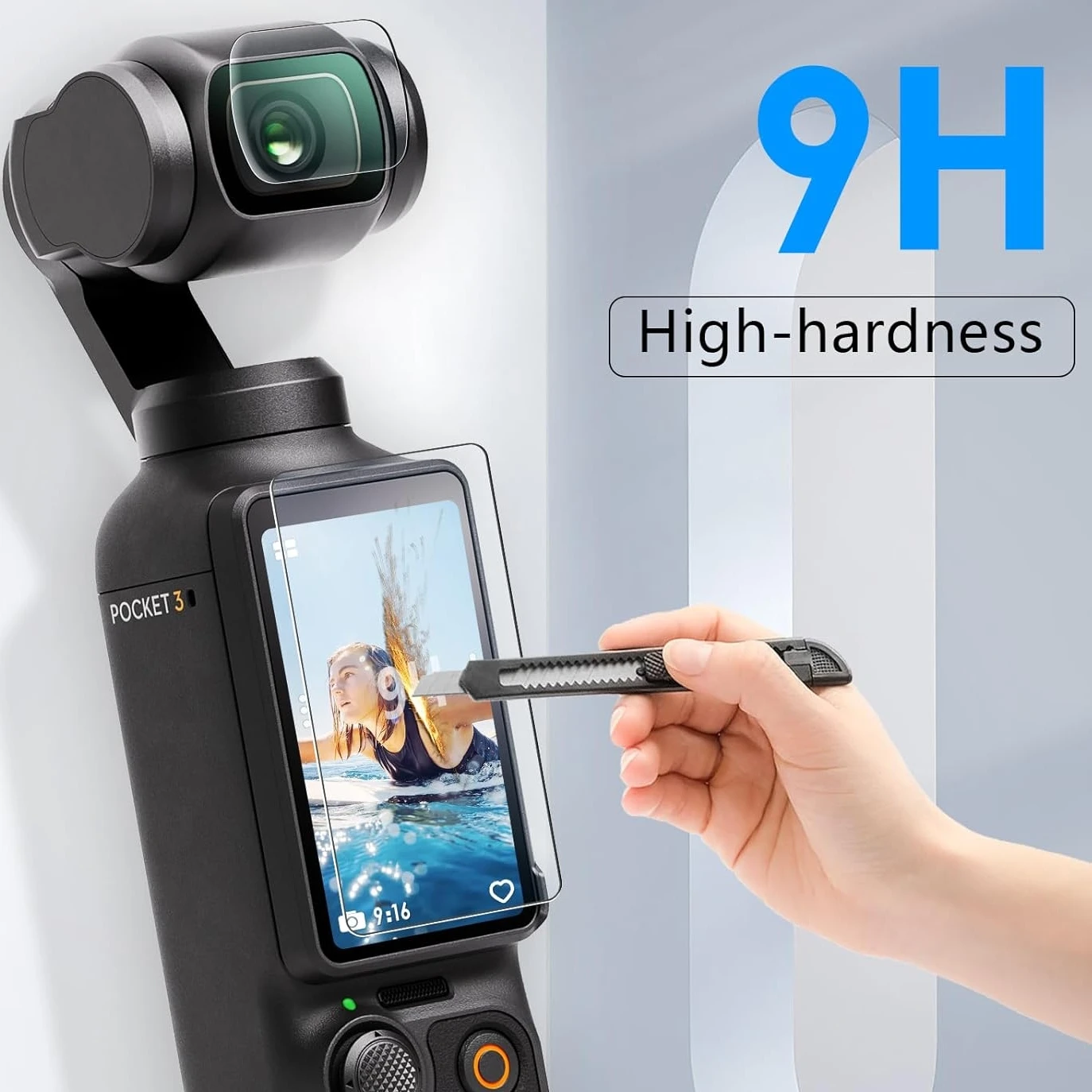 Tempered Glass Lens Cover Tempered Glass Screen Protector For DJI Osmo Pocket 3 - 3 3 Pack LCD & Lens Covers Osmo Pocket 3 Lens - View #12