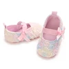Baby Girls Mesh Rose Shoes Cute Sweet Soft Sole Non-Slip Crib Shoes for Spring Fall 4