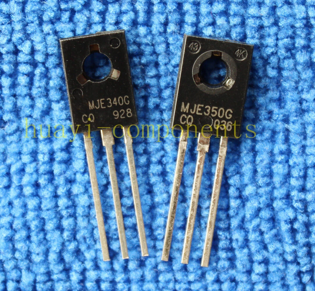 

10pcs/lot ( 5PCS MJE340 + 5PCS MJE350 ) MJE340G JE340G MJE350G JE350G TO-126 In Stock