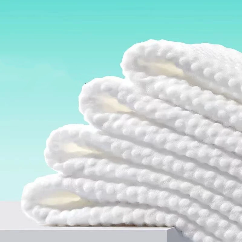 Soft White Disposable Face Towels for Makeup Remover and Facial Cleansing