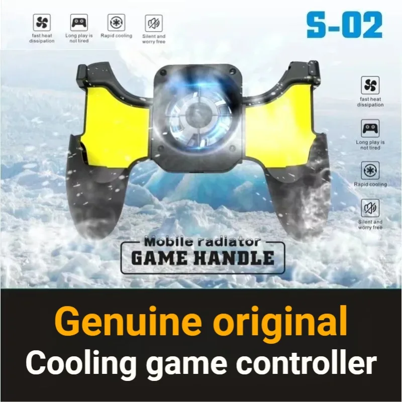 Mobile Gaming Gamepad with Air-Cooled Fan and Joystick Controller