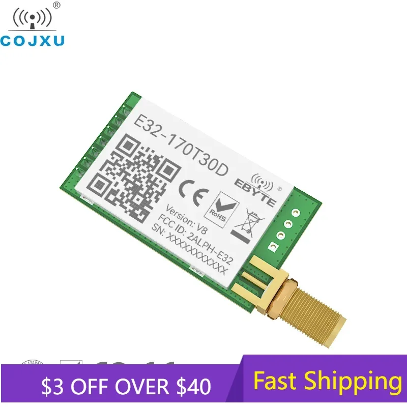 Wireless module LoRa rf Module 170MHz 1W UART Wireless Transceiver SMA-k Antenna E32-170T30D-V2.0