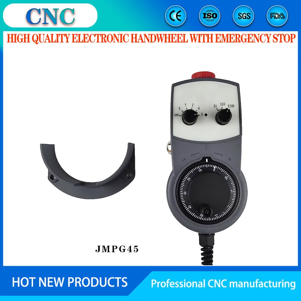 CNC Handwheel Standard 5v mpg 4-axis 5-axis 6-axis Motion Control Emergency Stop