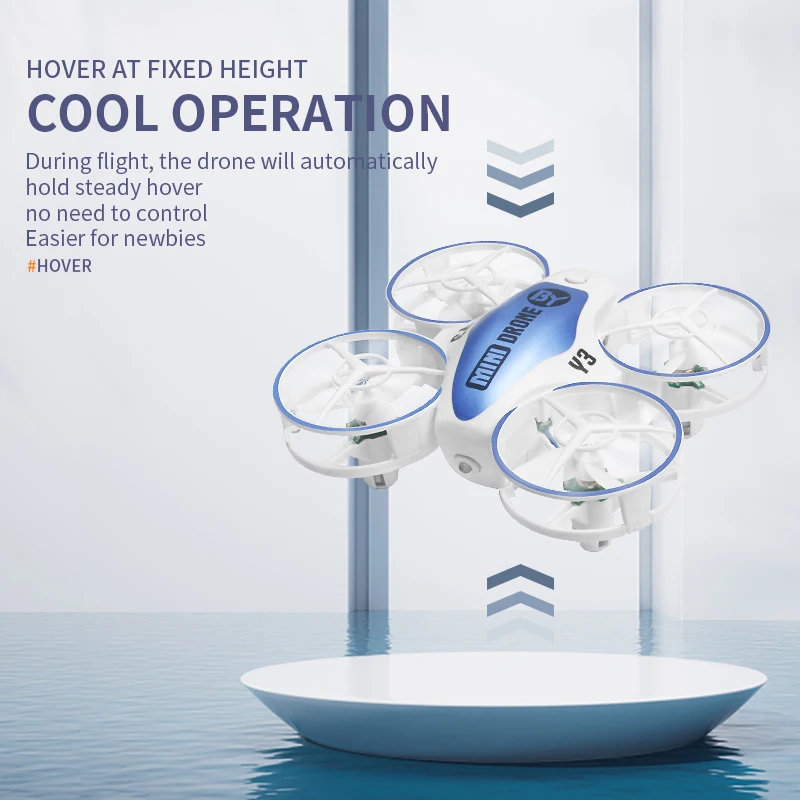 Y3 미니 Ufo 장난감 Quadcopter 조명 Rc 드론 비행기 원격 제어 헬리콥터 항공기 Dron Drones 소년을위한 어린이 장난감