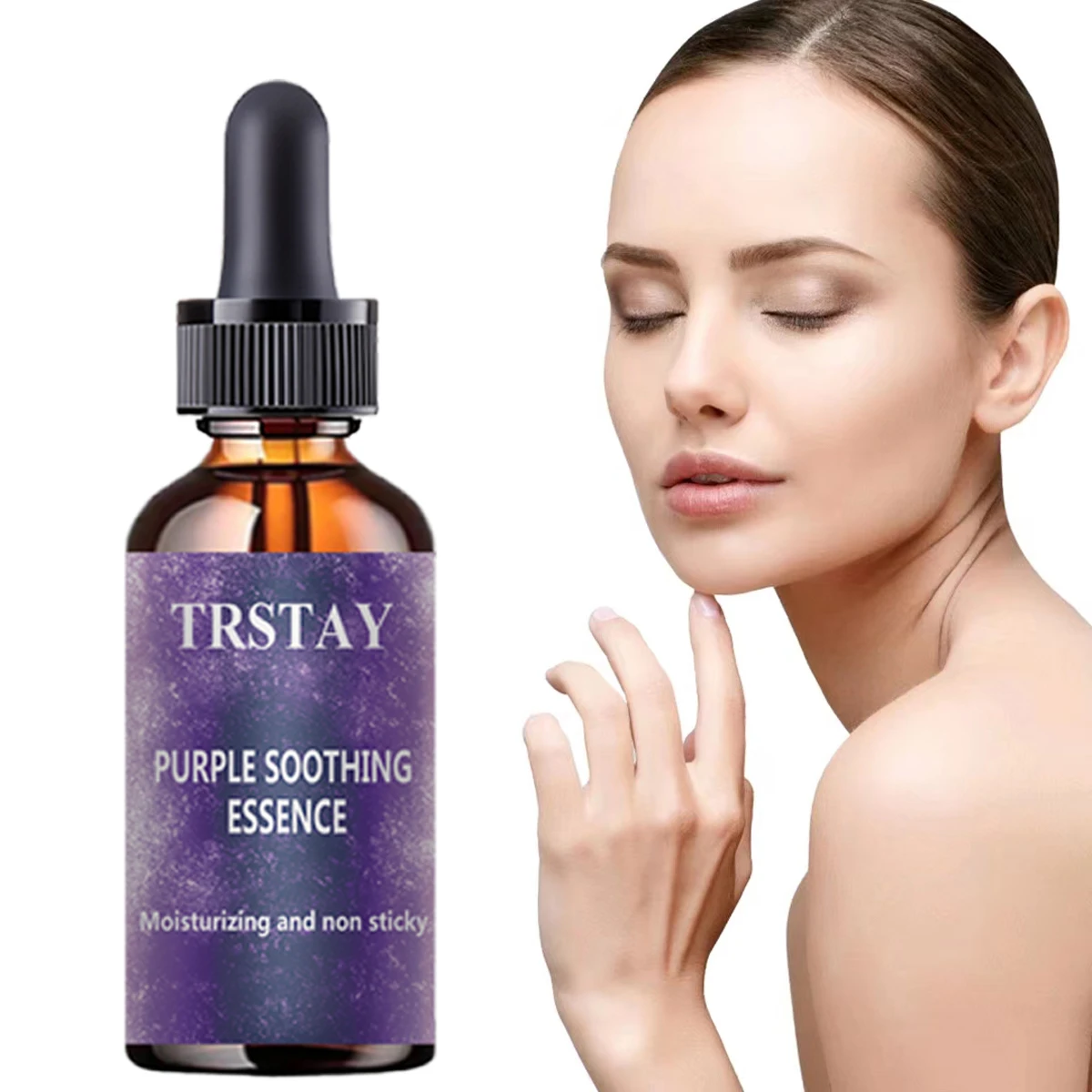 

Успокаивающая фиолетовая эссенция TRSTAY, увлажняет, не оставляя жирных следов