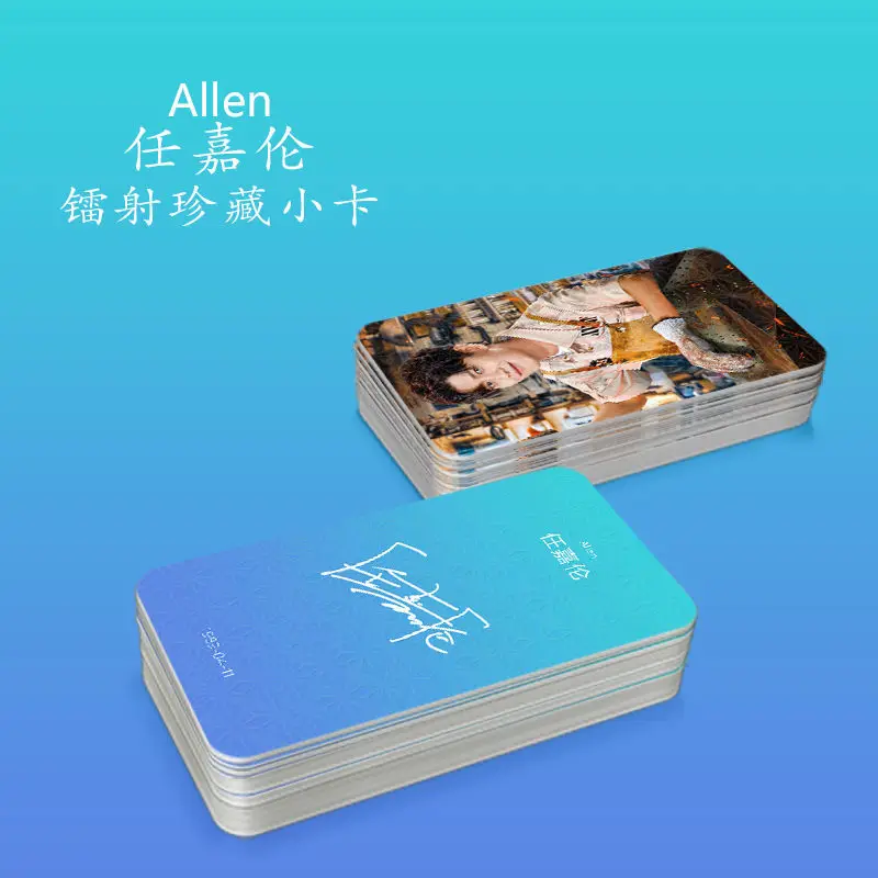 

Китайская звезда Allen Ren Jia Lun маленькая карточка 10 шт. 3-дюймовая скругленная карточка с закругленными краями маленькие визуальные фотографии Поклонники подарок ЛОМО карточки