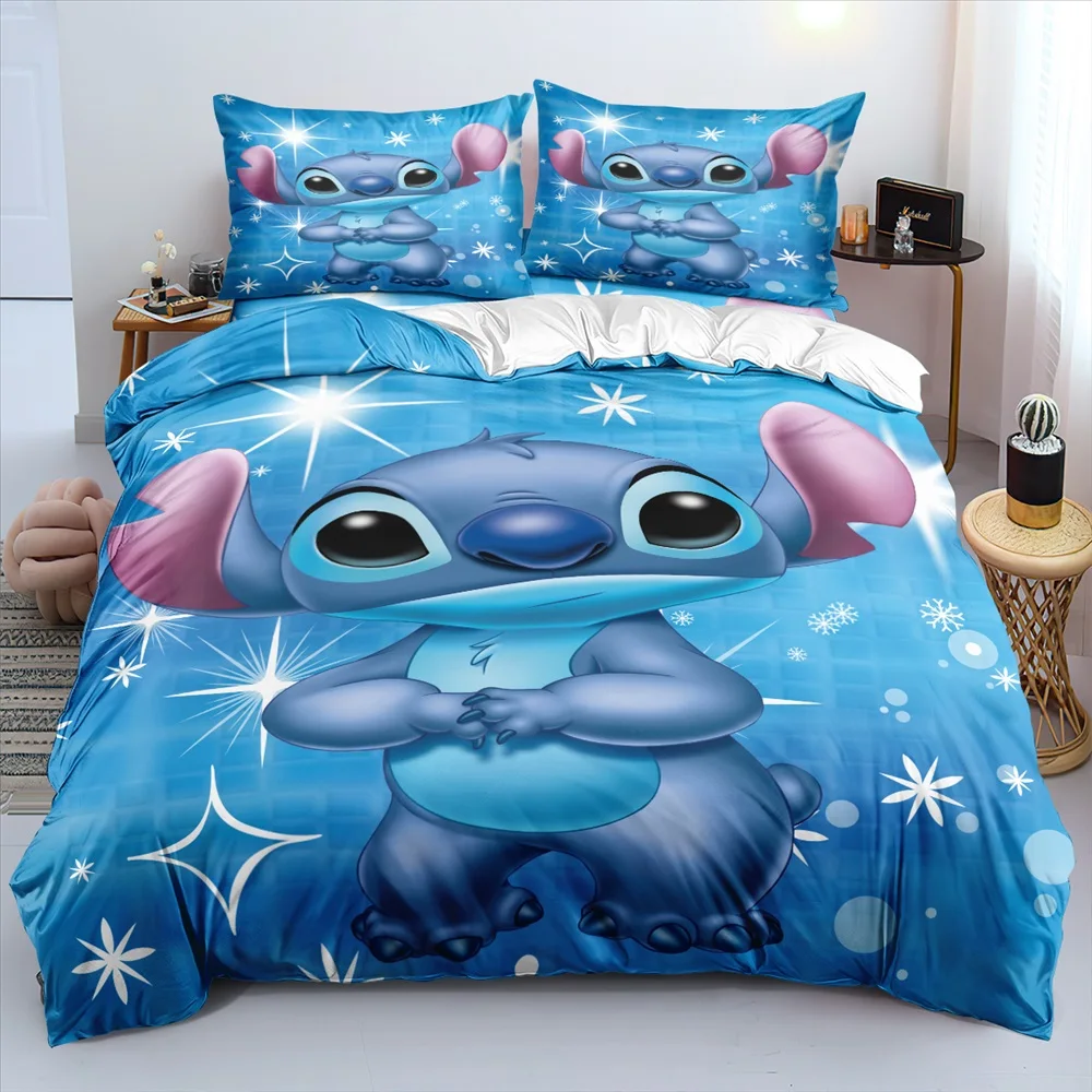 Hot Lilo Stich Bettwäsche Set Jungen Mädchen dekorieren Schlafzimmer Twin Full Queen King Size Bett bezug Kissen bezüge für Kinder Geschenke