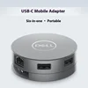 USB-C Mobile Adapter 4K Display Port Gigabit Ethernet For Dell DA305 Docking StationJL1 2