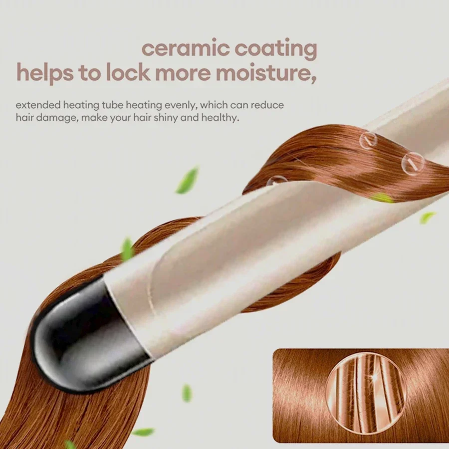 Portable curling iron, convenient for wave and curling styling tools, easy to use, perfect for styling anytime, anywhere