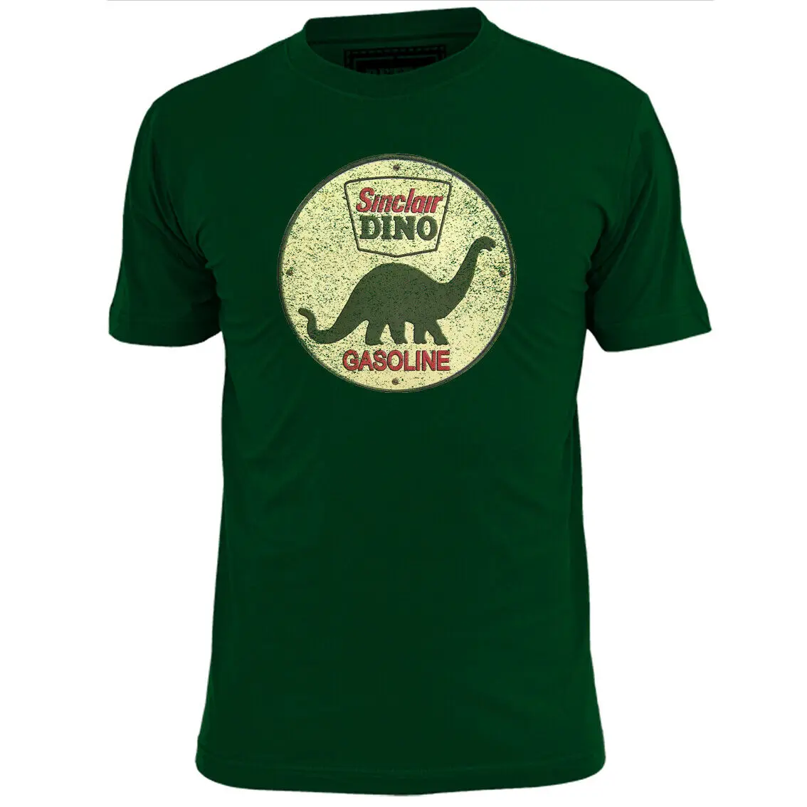 Maglietta Da Uomo Sinclair Dino Vintage Motor Oil Retro Benzina Gas