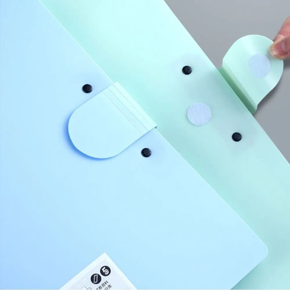 New Simple A4 File Folder Waterproof Multifunctional Document Bag Dirtyproof Test Paper Storage Booklet Office Student Supplies