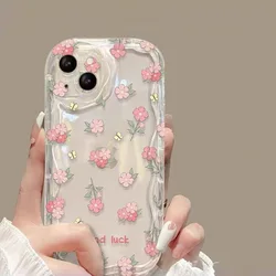 Charming Flower Design Phone Case - Cute Patterned Protective Cover for Realme 10 Pro 5G (1)