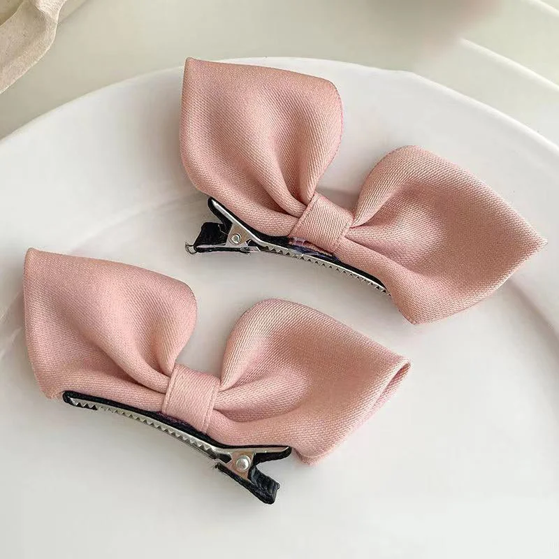 2PCS Neue Koreanische Bogen Haarnadeln Kinder Süße Headwear Mädchen Clips Barrettes Nette Grips Haar Zubehör – Detail 17