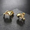 2024 New Stainless Steel Perforated Women Dolphin Earrings Light Luxury Fashion Girls Y2K Trendy Piercing Ear Studs Jewelry Gift 4