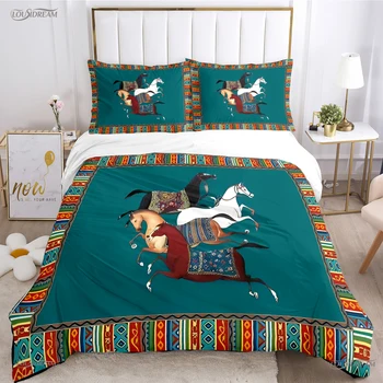 Frame Horse Comforter Bedding set 1