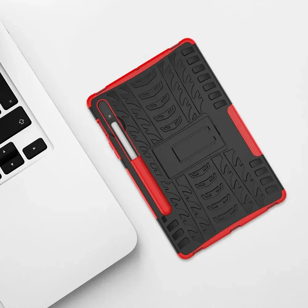 Durable TPU+PC Tablet Stand Armor Cover and Case