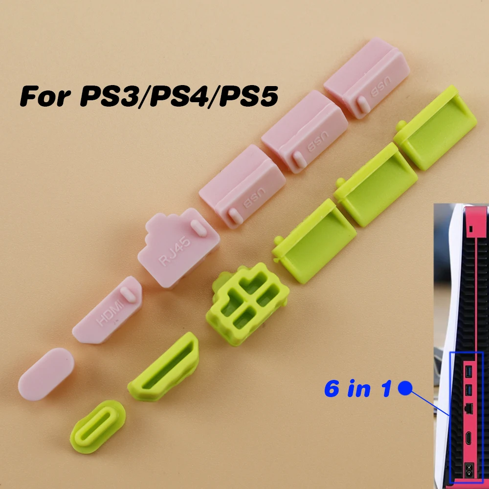 Silicone Dust Plug Set - USB & HDMI Interface Anti-Dust Cap Cover