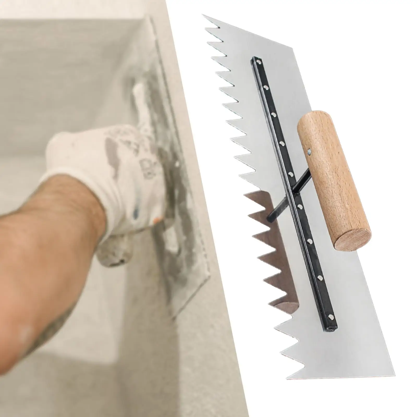 Tmel nůž multifunkční náplň stěrky ruka nářadí omítání lopatka s zub pro oprava sádrokartonu upotřebení tmel sádra
