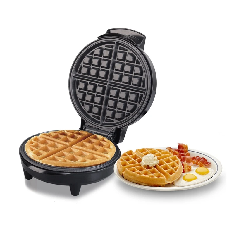 Macchina Per Waffle Macchina Per Ferro Rivestimento Antiaderente Elettrico Piastre Per Cottura Profonda Controllo Della Temperatura Regolabile-Spina E