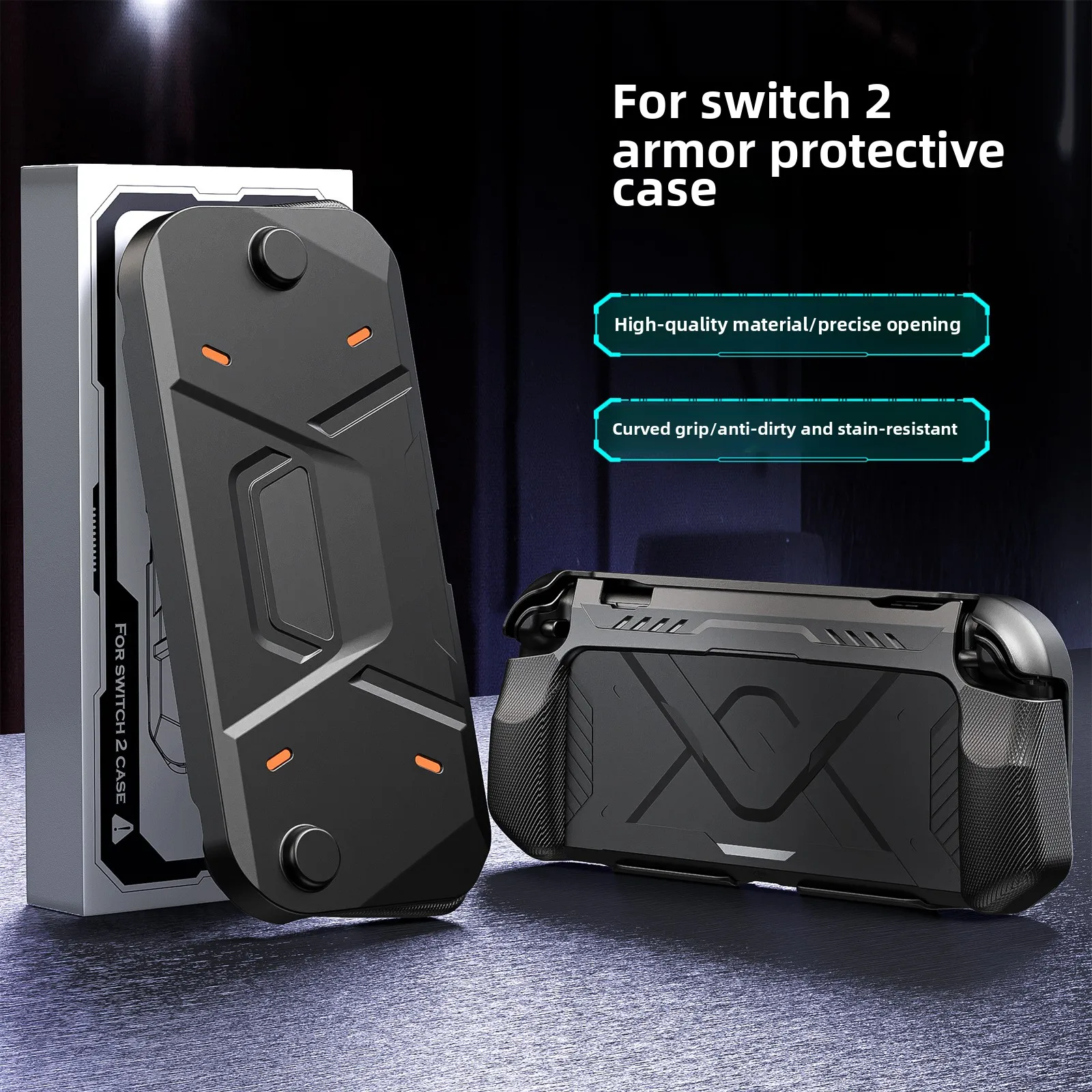 Advanced Protective Case for Switch2 Console - Anti-Drop Mecha Design