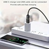 LED USB 3.0 To Type C Adapter OTG To USB C USB-A To Micro USB Type-C Female Connector For Samsung Xiaomi POCO Adapters 6