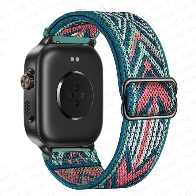 Adjustable Nylon Elastic 22mm Watch Strap Replacement Bracelet