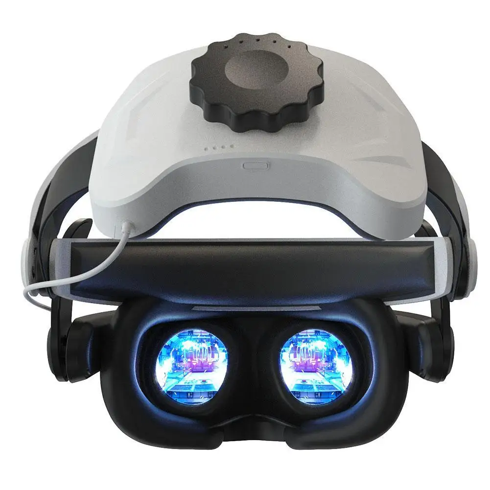 

Adjustable VR Head Band 6000mAh Rechargable Battery Head Strap Accessories Reduce Pressure Comfort for Meta Quest 3 VR Headset
