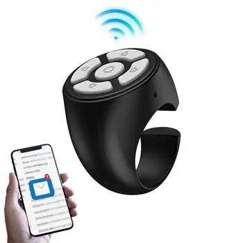 BT Remote Control Scrolling Ring Finger Remote Mobile Phone Video Remote Control Selfie Stick Camera Controller 1