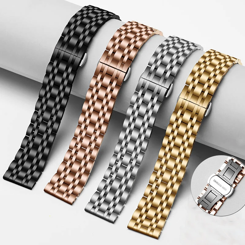 Stainless Steel Wristband for Watches - Stylish Unisex Accessory