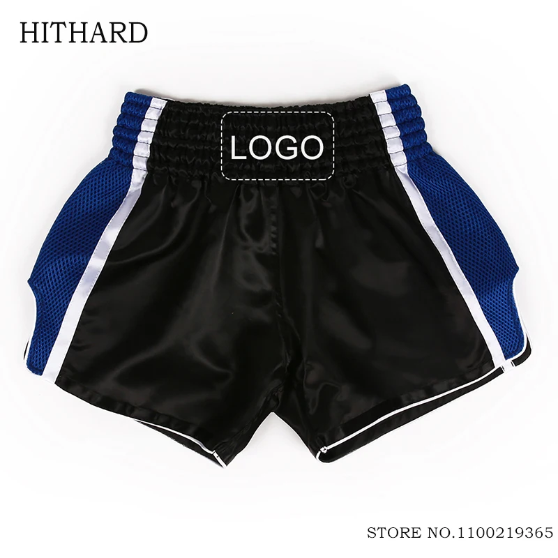 Muay Thai Shorts Custom Boxing Shorts Men Women Kids Plain Kickboxing Fight Pants Gym Cage Training Martial Arts Grappling Gear