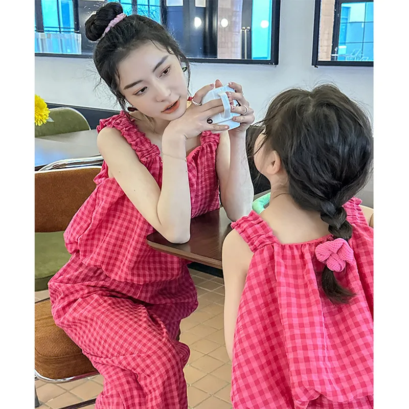 Set di vestiti per madre e figlia mamma e Me abbinati a pezzi