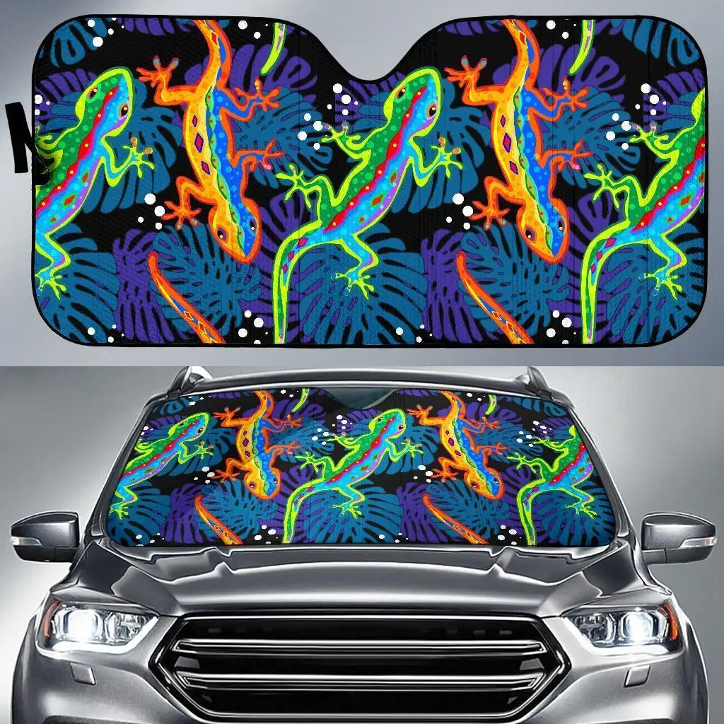 

Pattern Print Lizard Auto Sun Shade Car Windshield Window Cover Sunshade