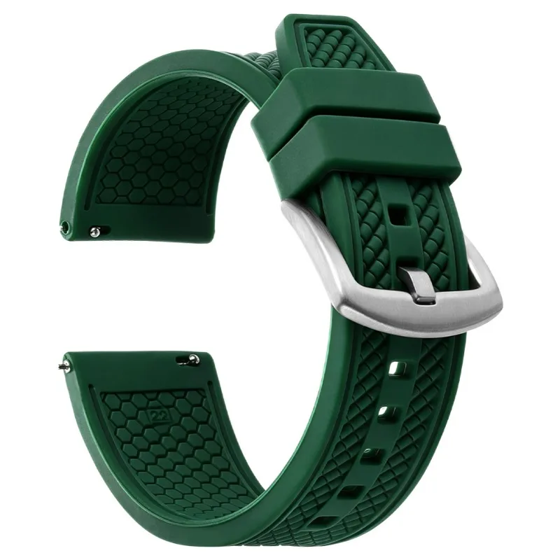 Premium Silicone Sports Watch Band - Waterproof Strap