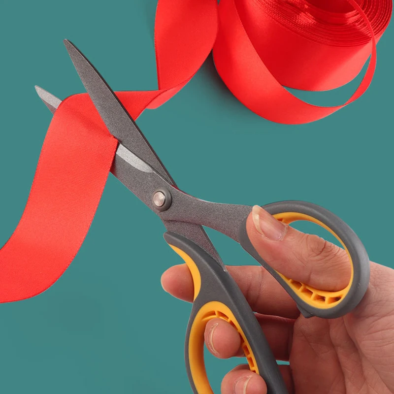 Stainless Steel Anti Stick Scissors Stationery Knife Home Office Scissor Paper Cutter With Anti-stick and Anti-rust Coated Shear paper cutter stationery scissors portable scissors cutter