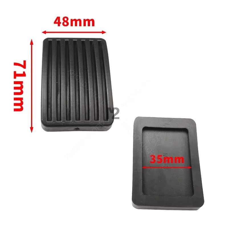 2pcs Automotive Parts For Jac J3 J3s RS C10 Car Manual Transmission Brake Pedal Rubber Sleeve Clutch Anti Slip Pad 1635115U8010
