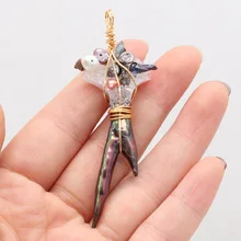 

Wholesale5PCS Natural Pearl Irregular Winding Gold Pendant For Jewelry Making DIY Necklace Earring Accessories Charms Gift Party