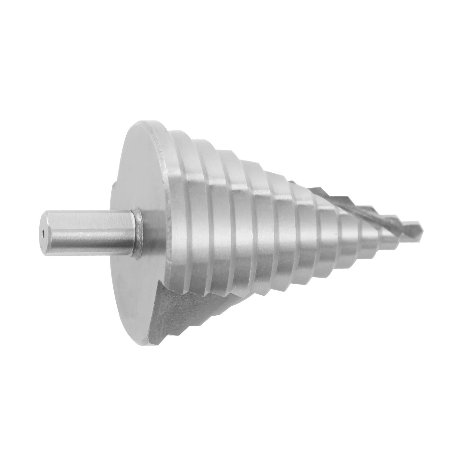 1/2'' Schaft HSS Bohrer Fräsen Stufenschneider Kegelloch Pagode 6 - 60 mm Spiralflöte 13 mm Stahl für Metall großes Bohrwerkzeug – Detail 3