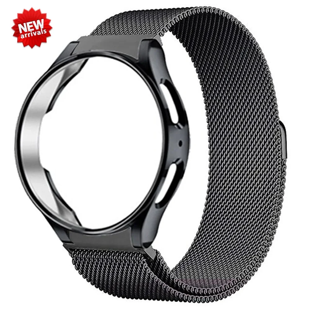 Custodia + Cinturino Per Samsung Galaxy Watch6 Classic 47 Mm43Mm Smartwatch Milano Cinturino In Metallo Custodia In Tpu Galaxy Watch6 Custodia Per Cin