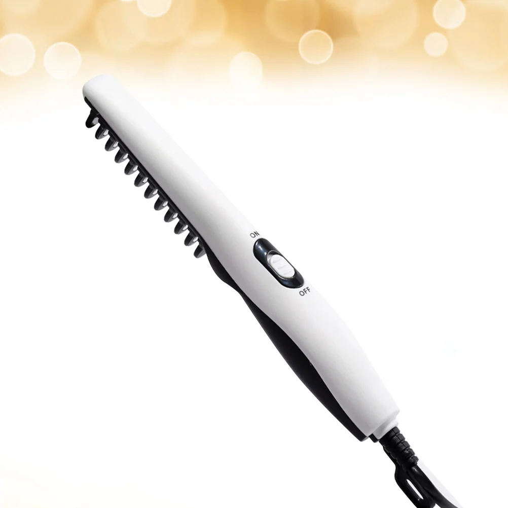 

Beard Hair Straightener Portable Straight Beard Comb Multi-purpose Hair Straightening Comb Electric Curling iron