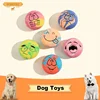 SCGK 6PCS Dog Toys Squeaker Latex Bouncy Ball Squeaky Rubber Dog Toy for Dog Small Dogs Interactive Pet Supplies Dog Accessories 1