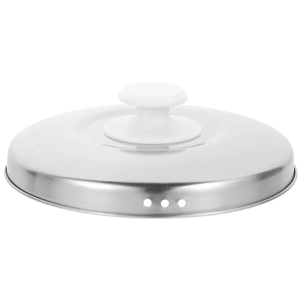 

Rice Cooker Lid Household Reusable Universal Kitchen Supplies Pot Stainless Steel Metal for