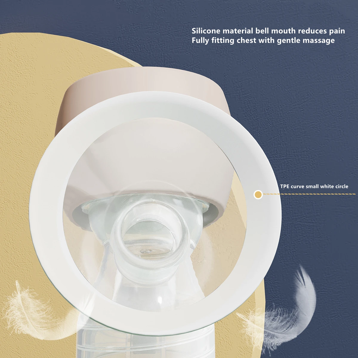 Electric breast pump intelligent LED screen integrated high suction breast pump postpartum low noise Milk Bottle